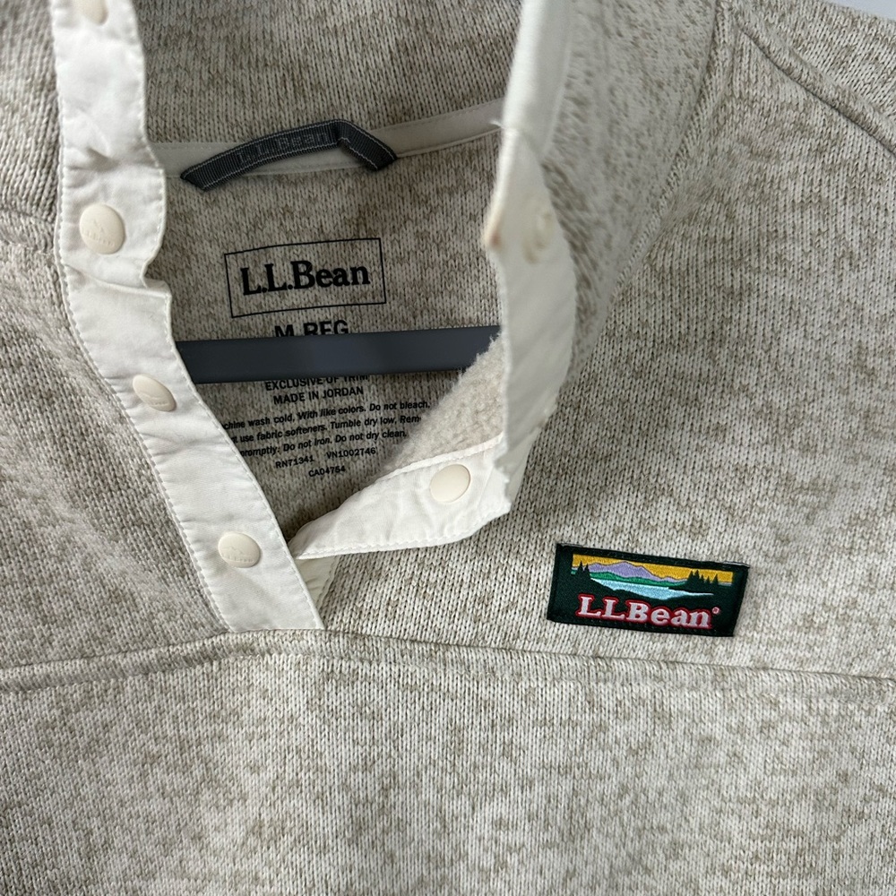 LL bean sweater fleece - size medium - Picture 2 of 3